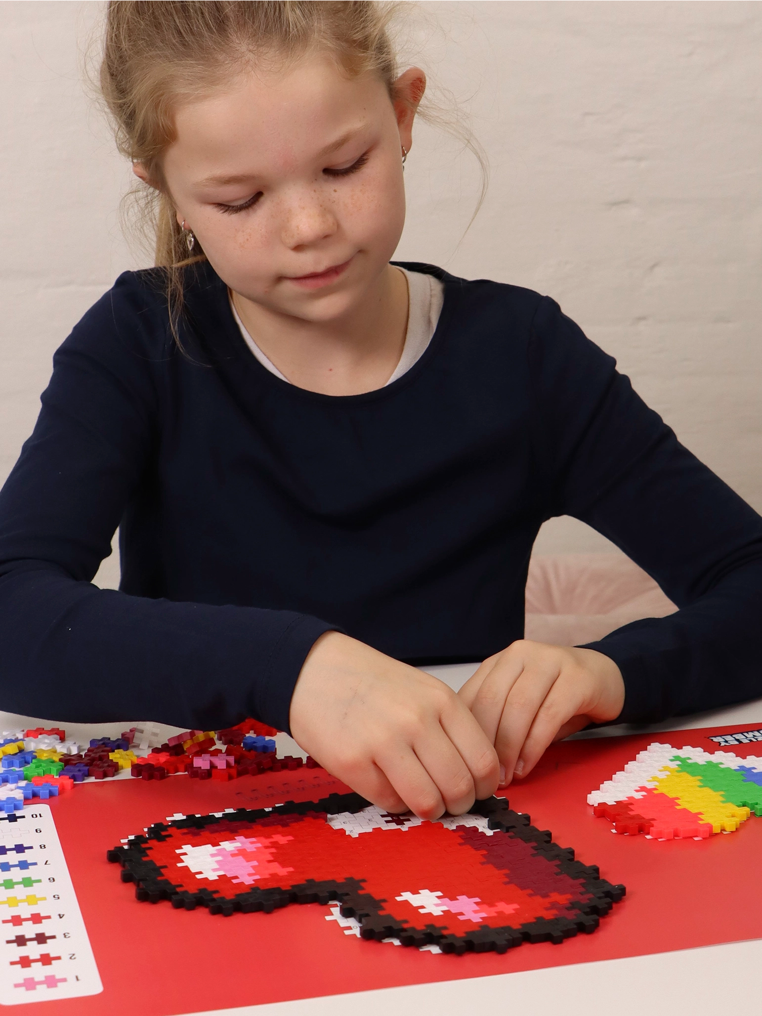 Puzzle By Number - Hjerter